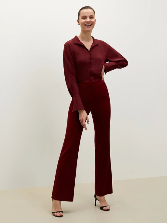 MM Lafleur Pants - MM LaFleur The Horton Flare Pant - Washable Wool Twill